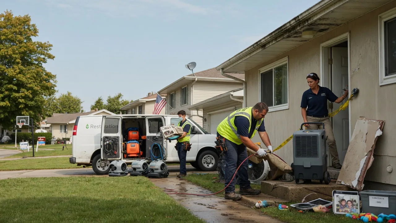 Water Damage Restoration in White Cloud, MI near me